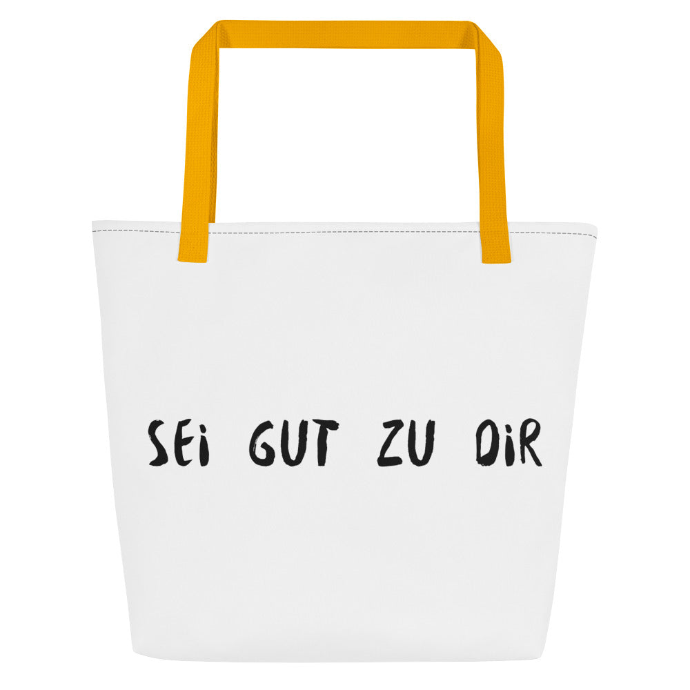 stoffbeutel - sei gut...