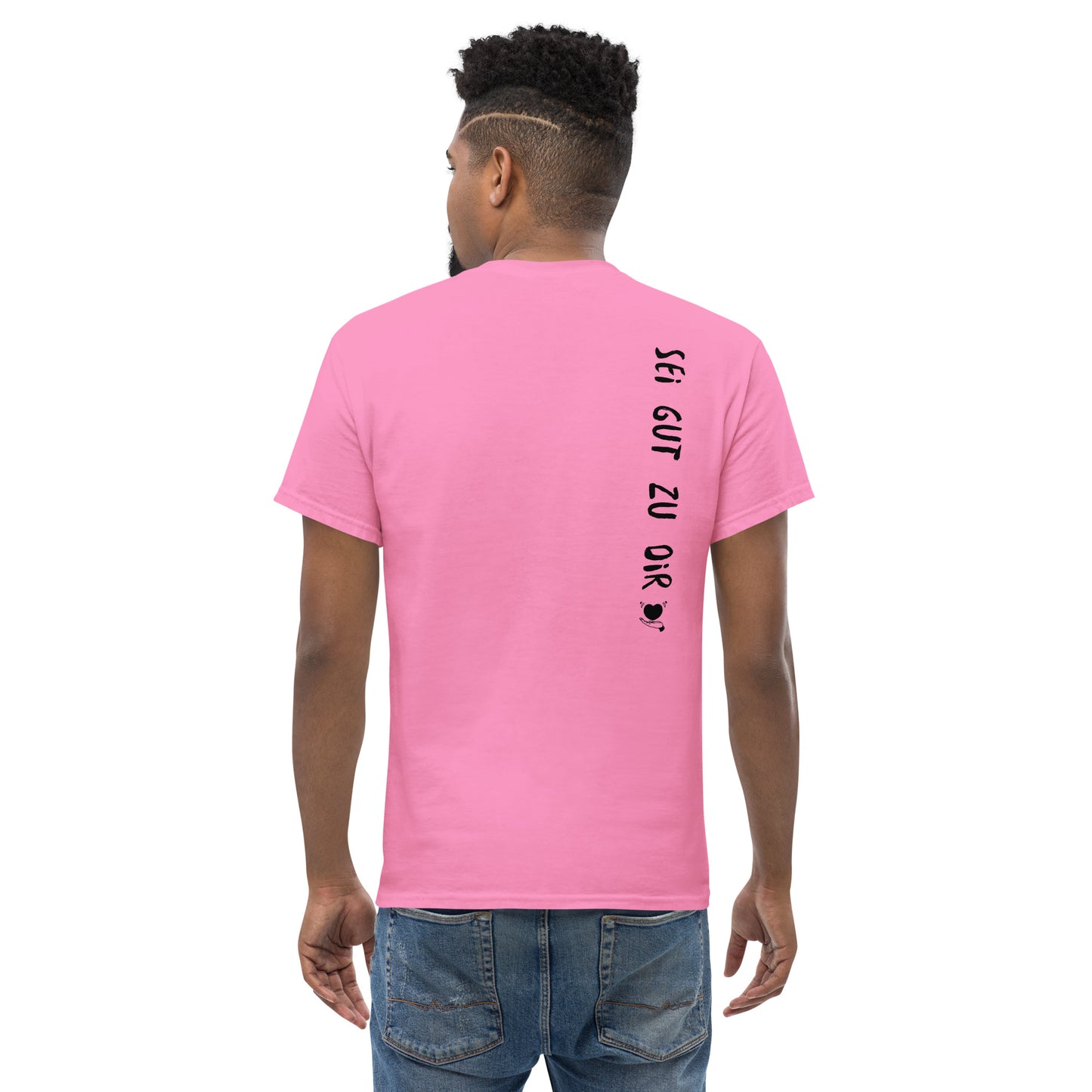 shirt klassisch - sei gut...(schwarze edition)