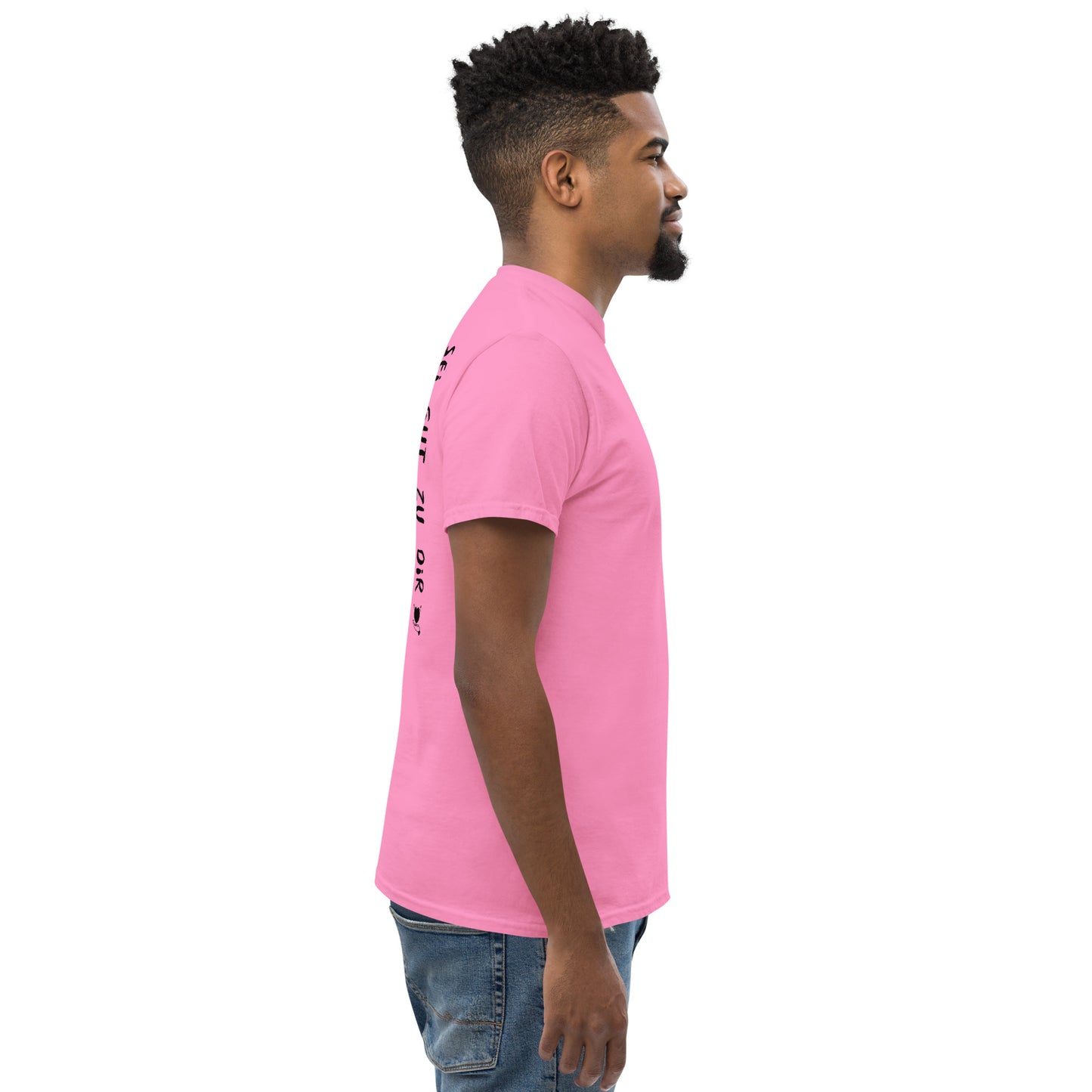 shirt klassisch - sei gut...(schwarze edition)