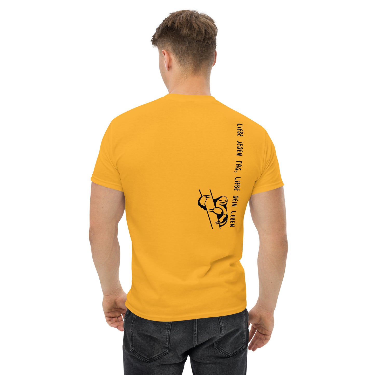 shirt klassisch - liebe jeden...(schwarze edition)