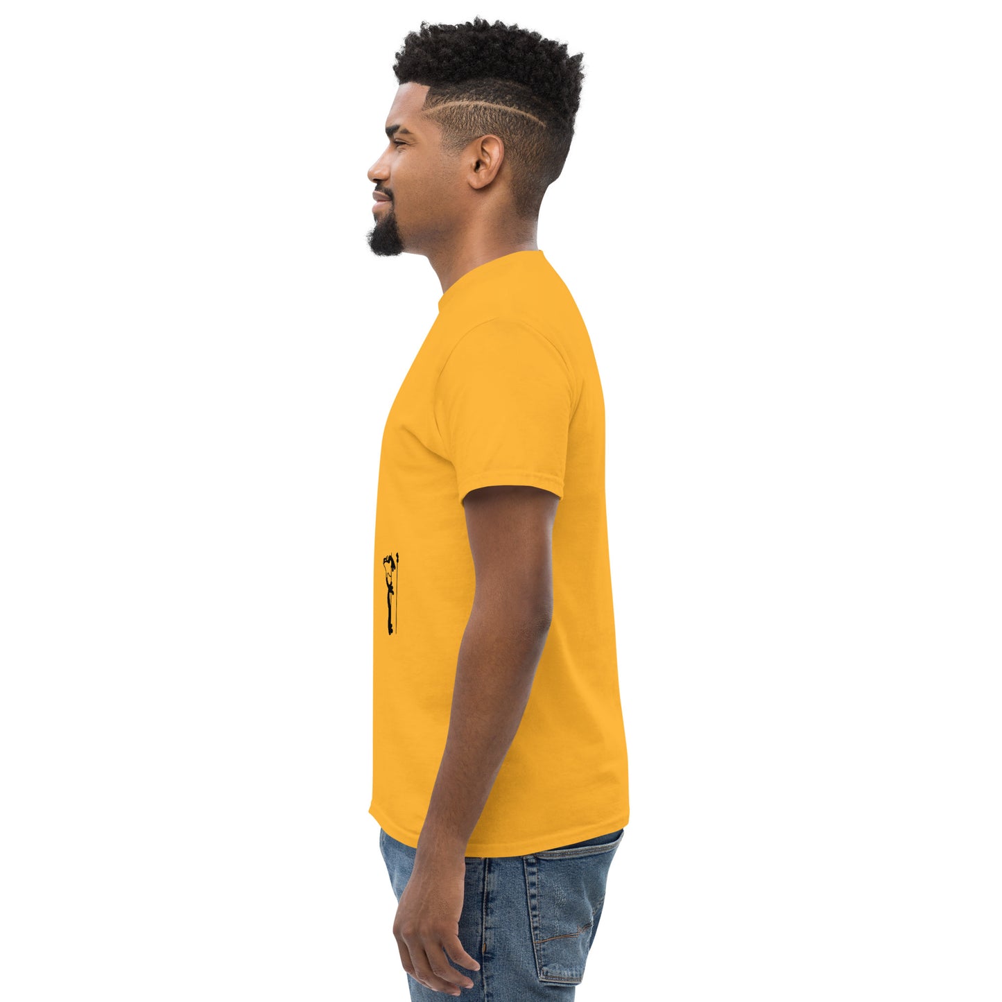 shirt klassisch - sei gut...(schwarze edition)