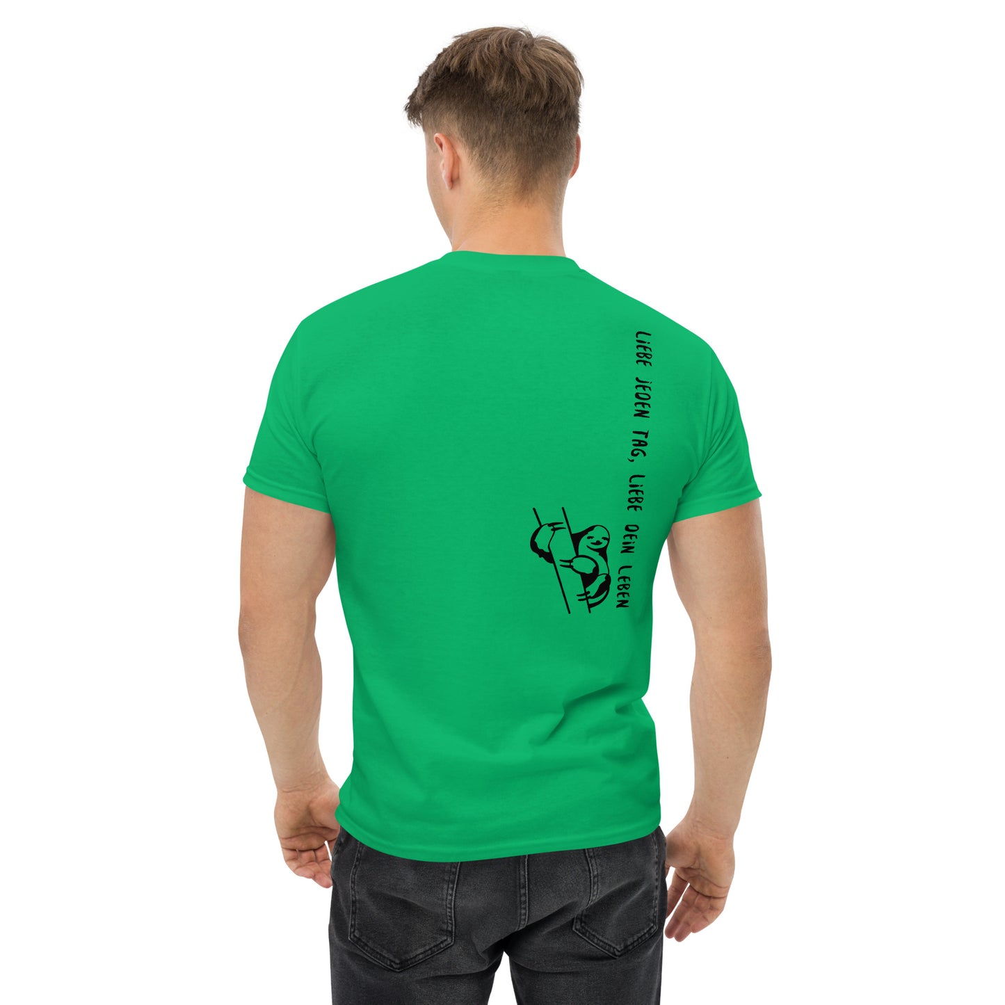 shirt klassisch - liebe jeden...(schwarze edition)