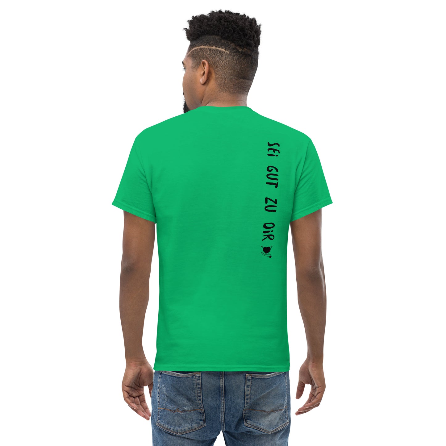shirt klassisch - sei gut...(schwarze edition)