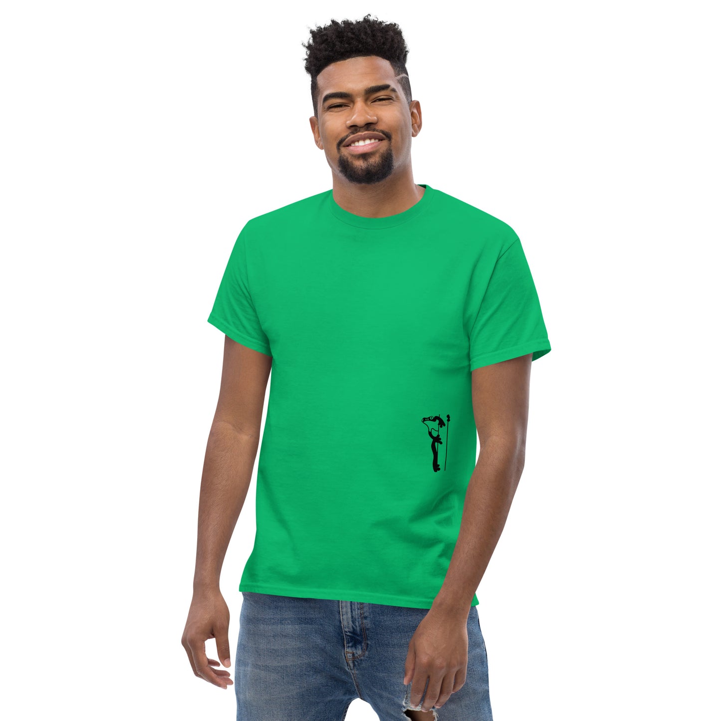 shirt klassisch - sei gut...(schwarze edition)