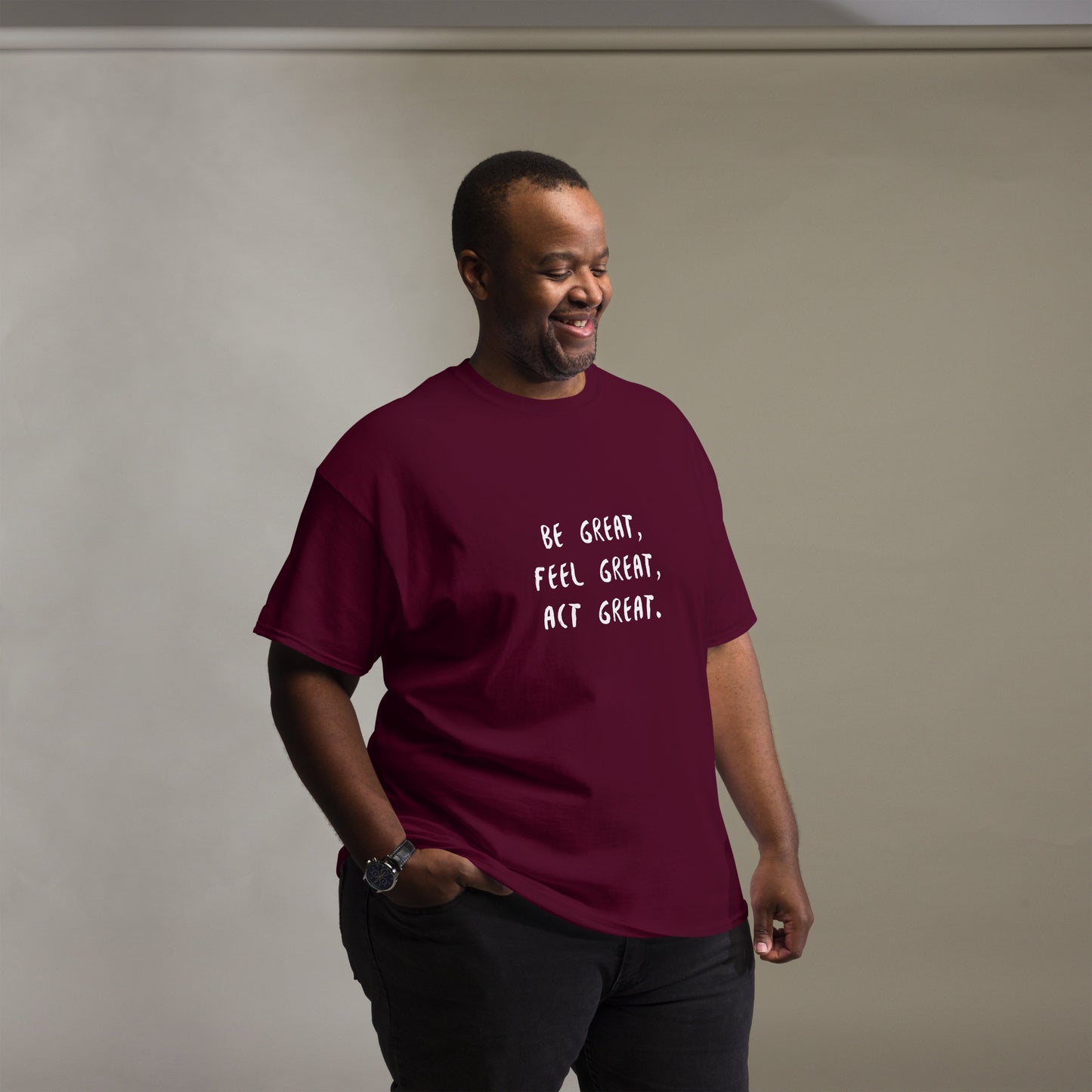 shirt klassisch - be great...