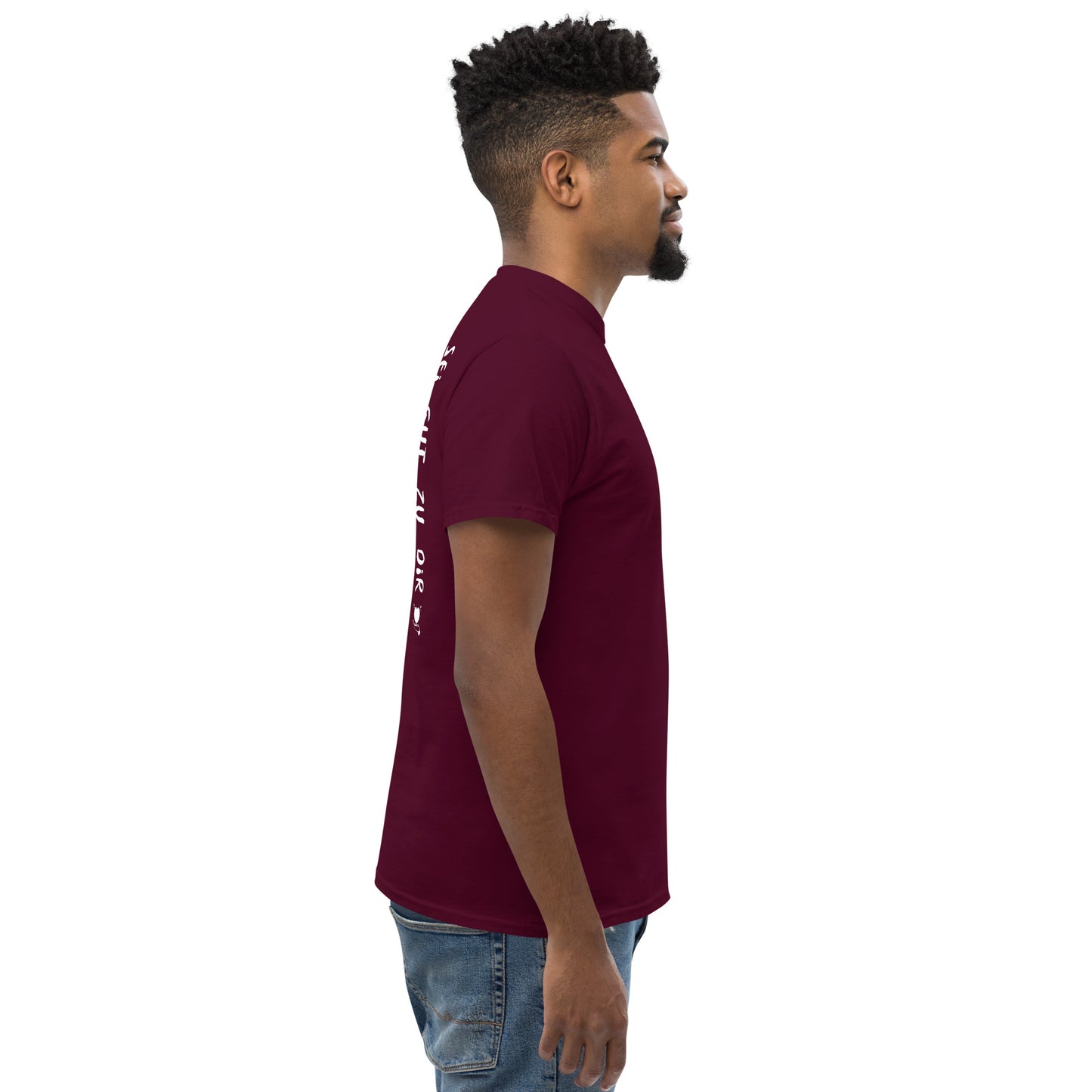 shirt klassisch - sei gut...(weiße edition)