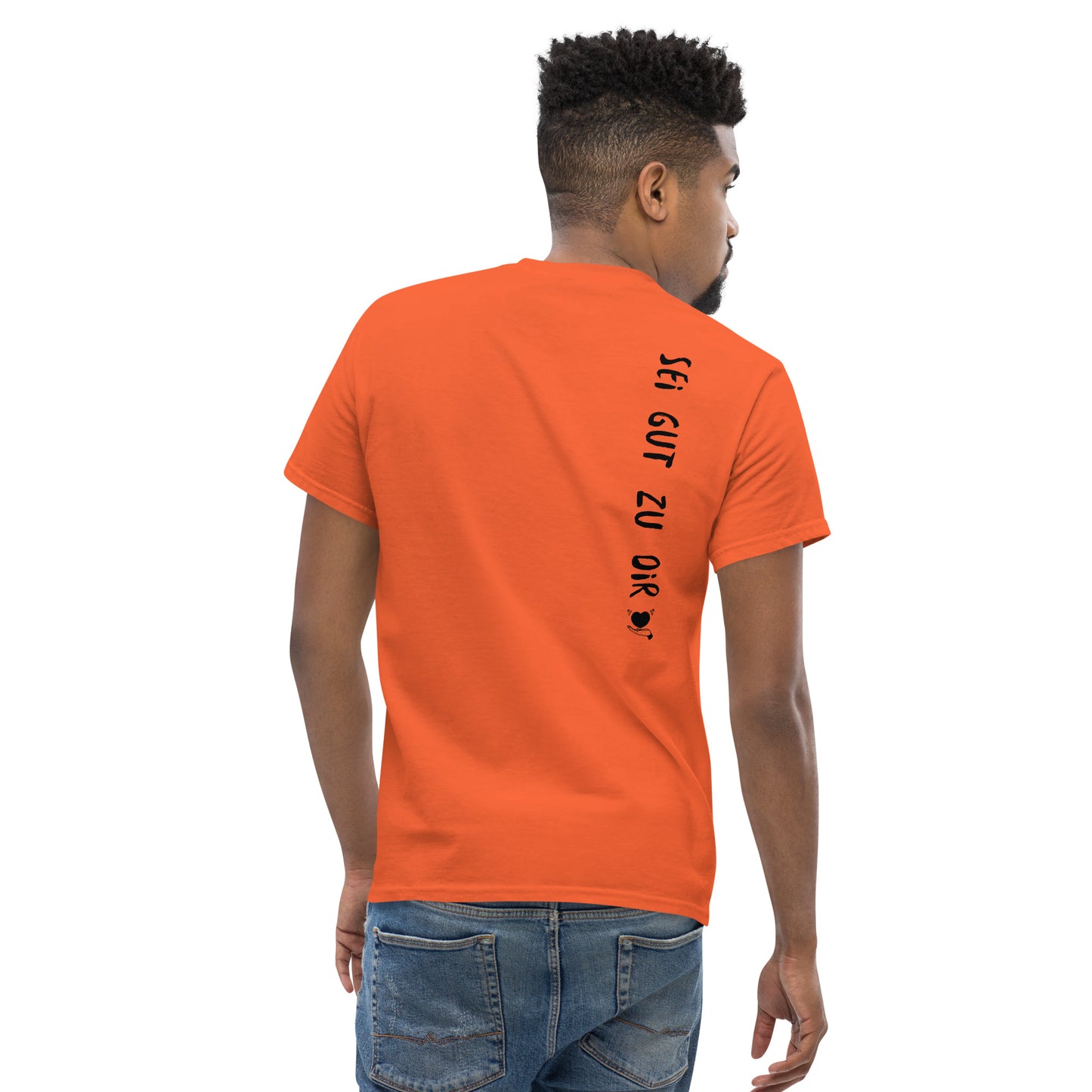 shirt klassisch - sei gut...(schwarze edition)
