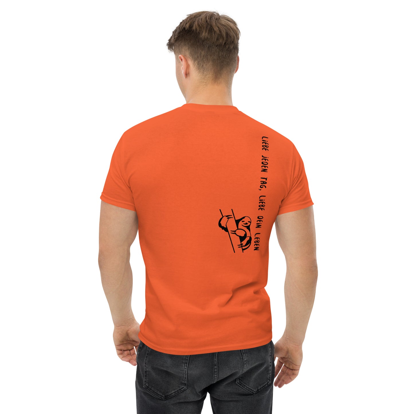 shirt klassisch - liebe jeden...(schwarze edition)