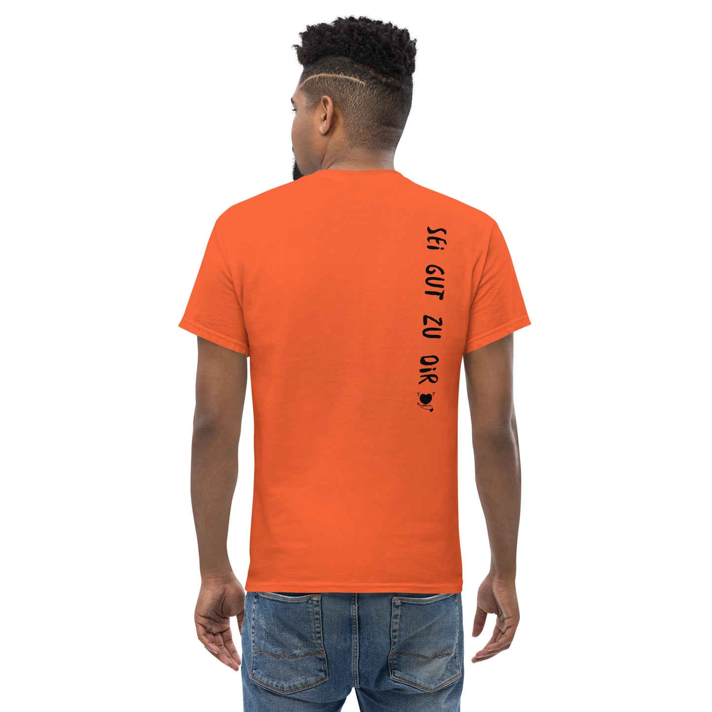 shirt klassisch - sei gut...(schwarze edition)