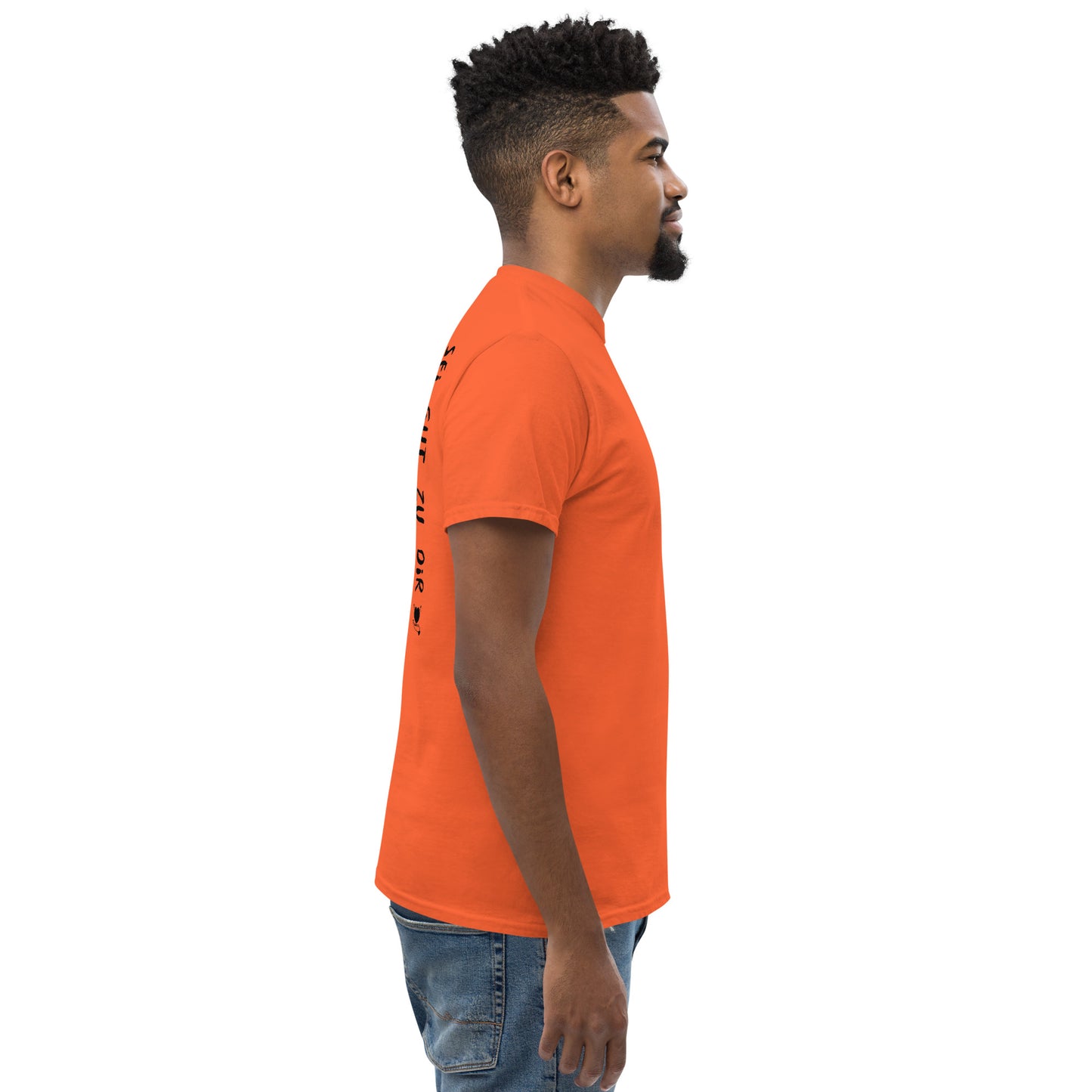 shirt klassisch - sei gut...(schwarze edition)
