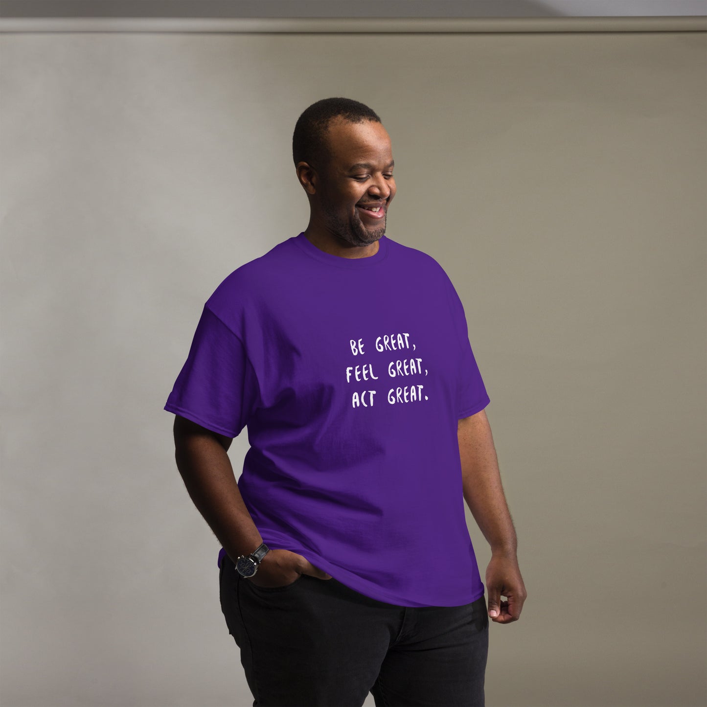 shirt klassisch - be great...