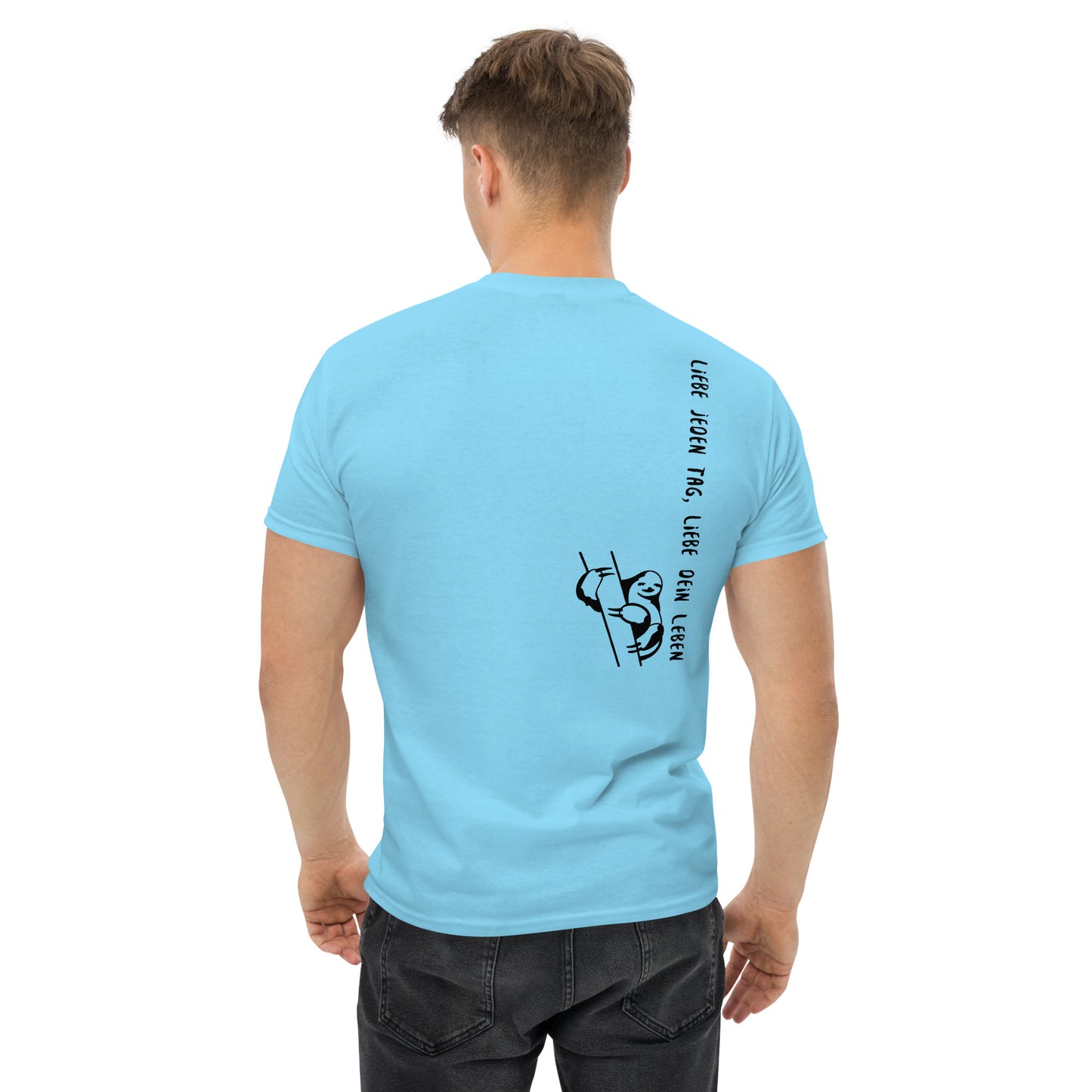 shirt klassisch - liebe jeden...(schwarze edition)
