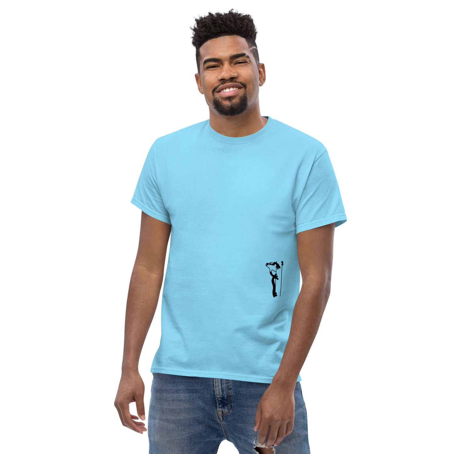 shirt klassisch - sei gut...(schwarze edition)