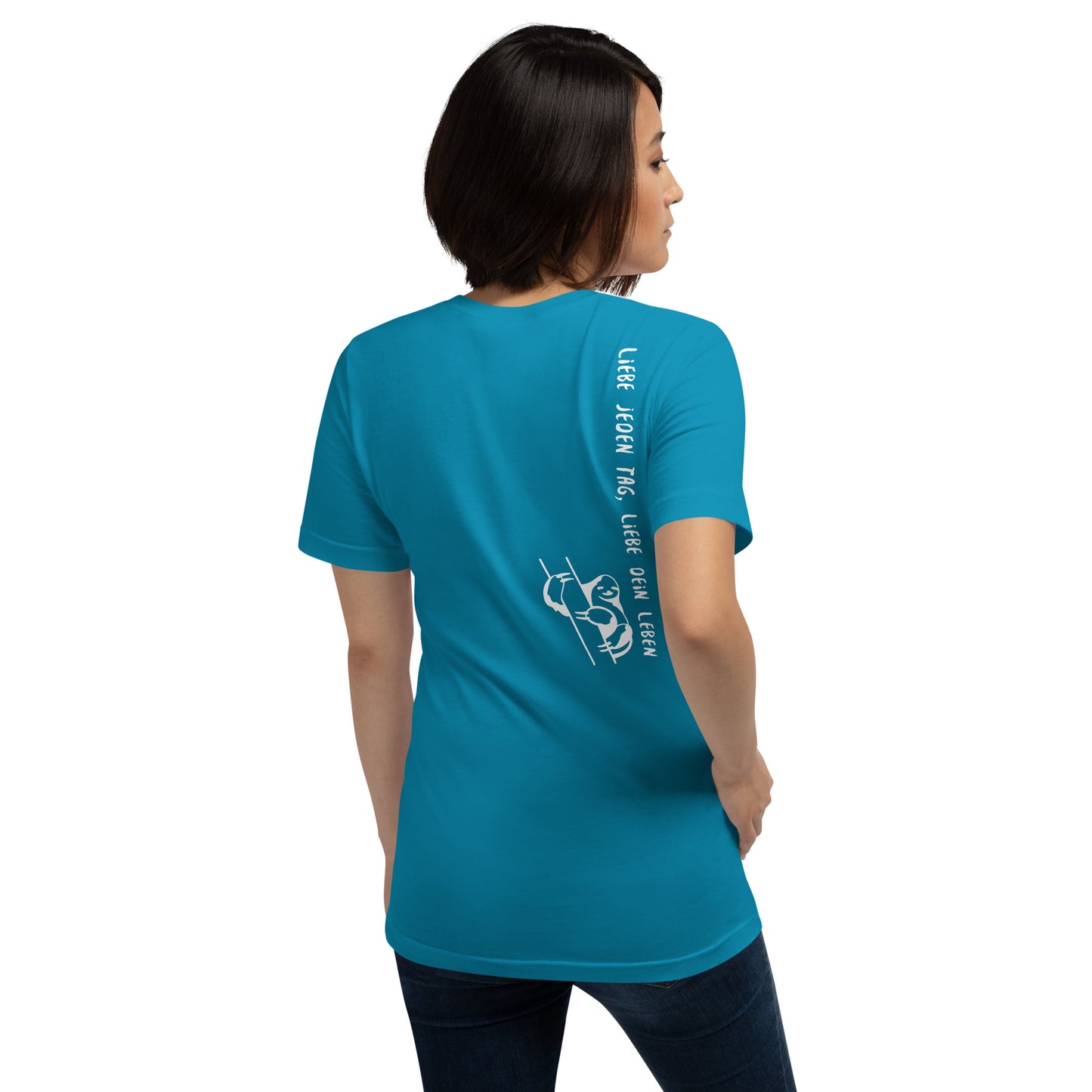shirt klassisch - liebe jeden...(weiße edition)