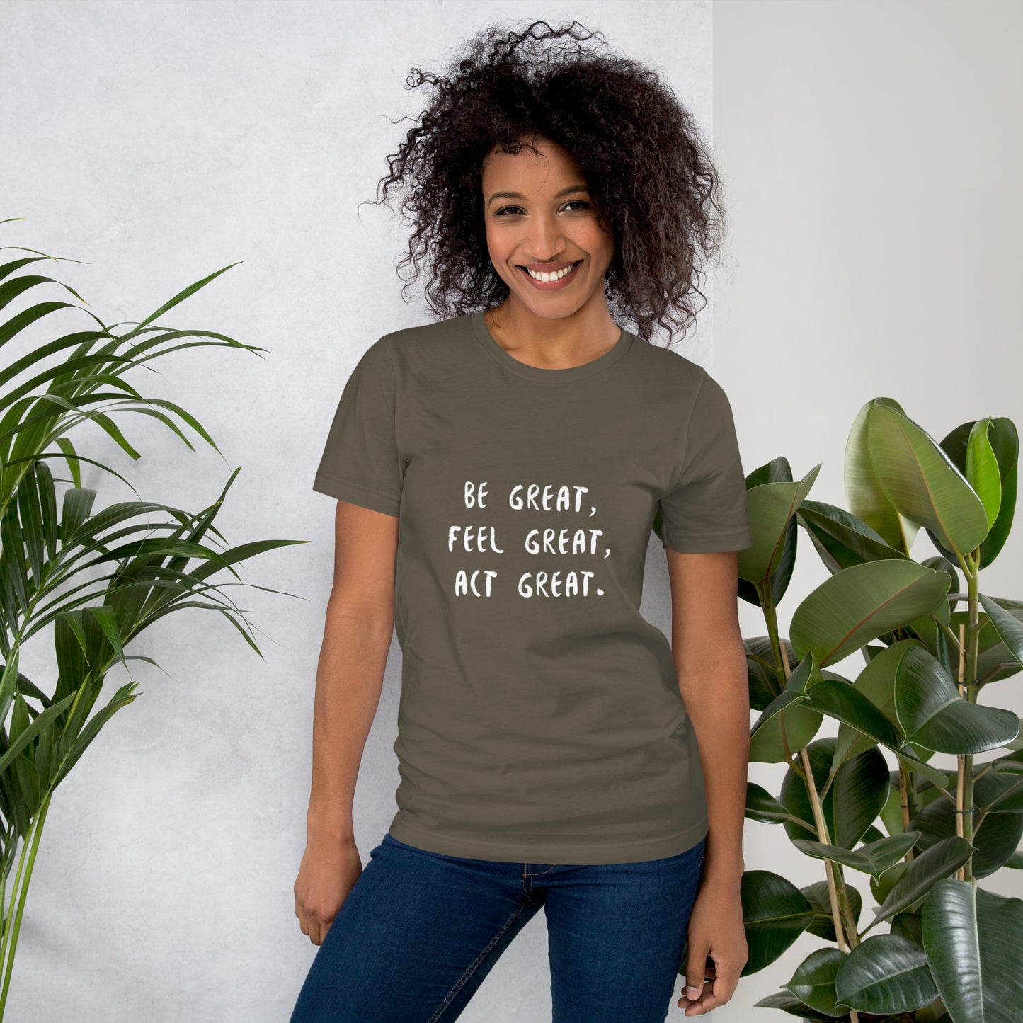 shirt klassisch - be great...