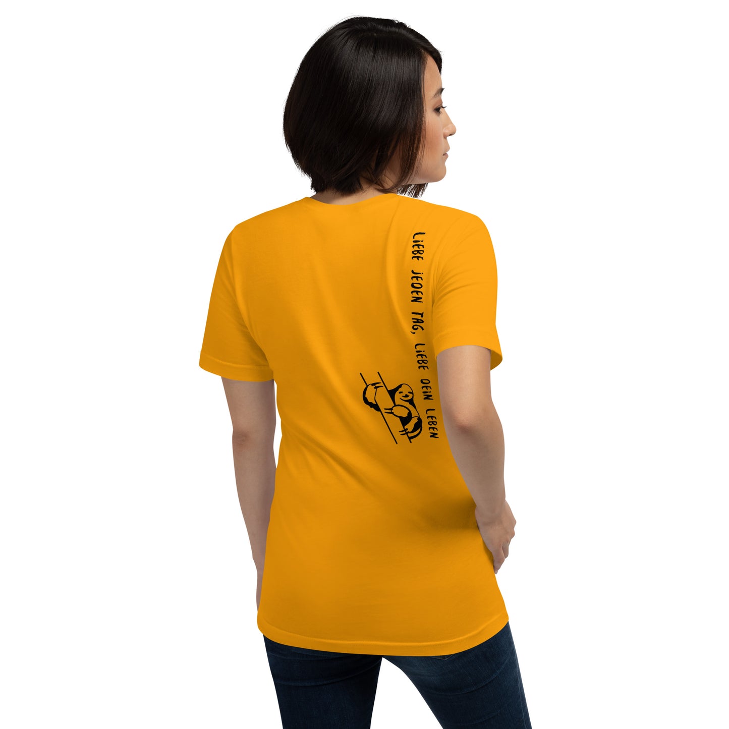 shirt klassisch - liebe jeden...(schwarze edition)