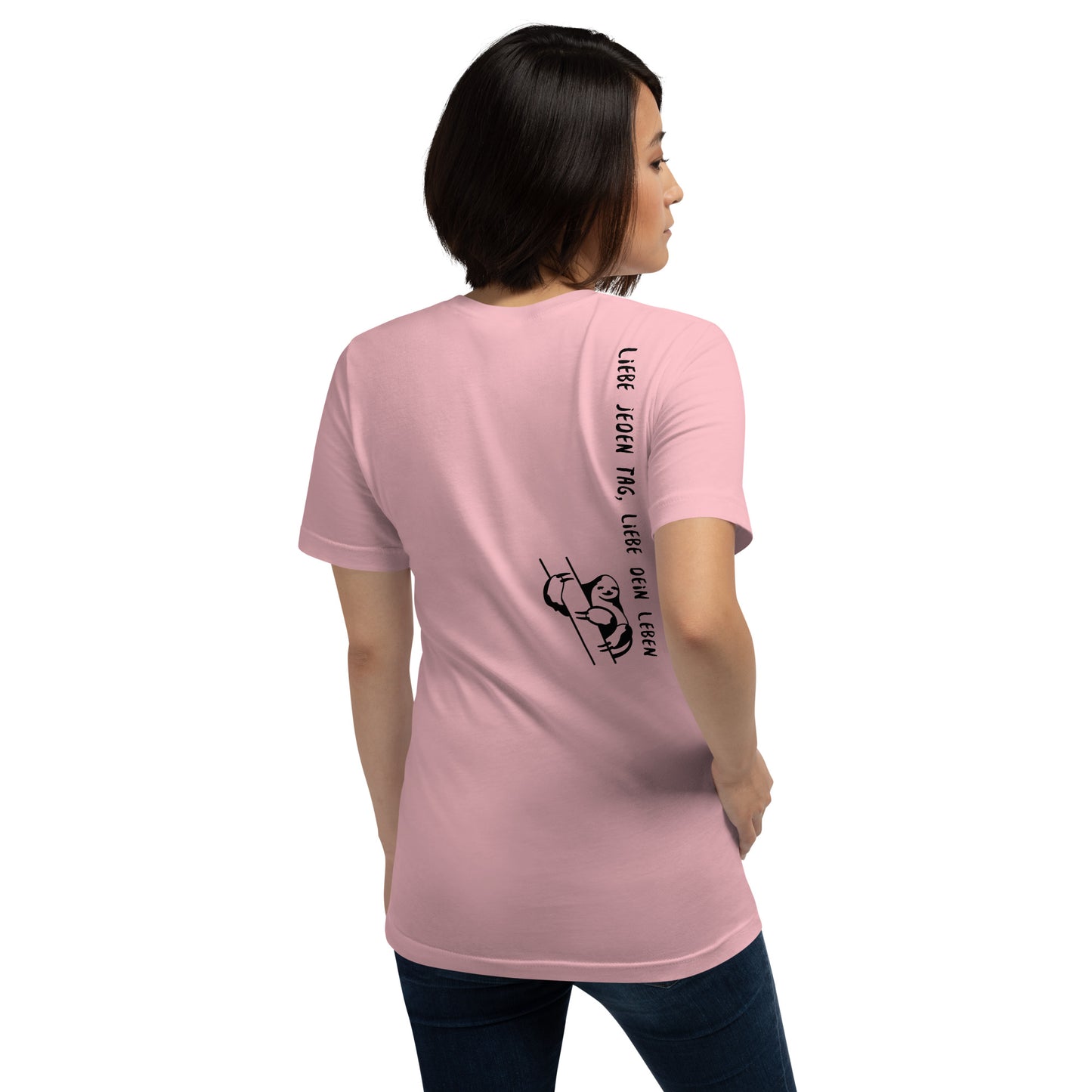 shirt klassisch - liebe jeden...(schwarze edition)