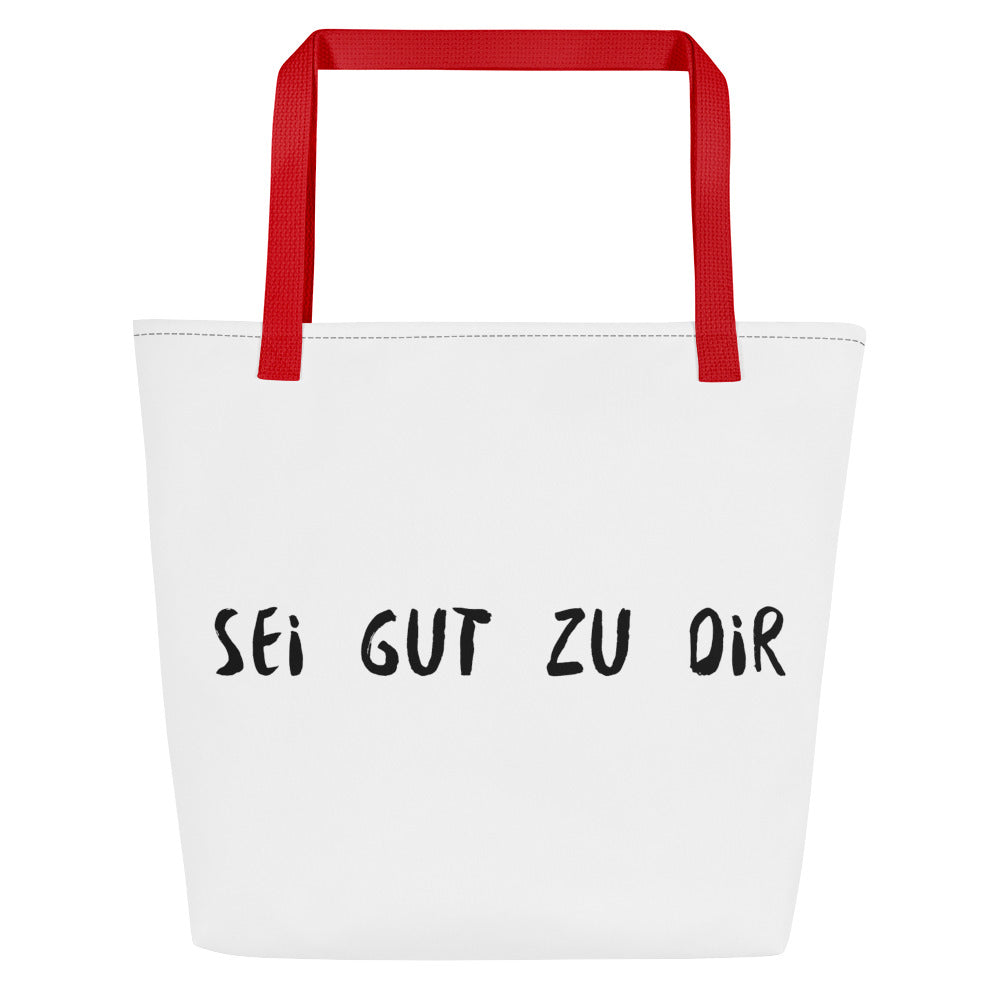 stoffbeutel - sei gut...