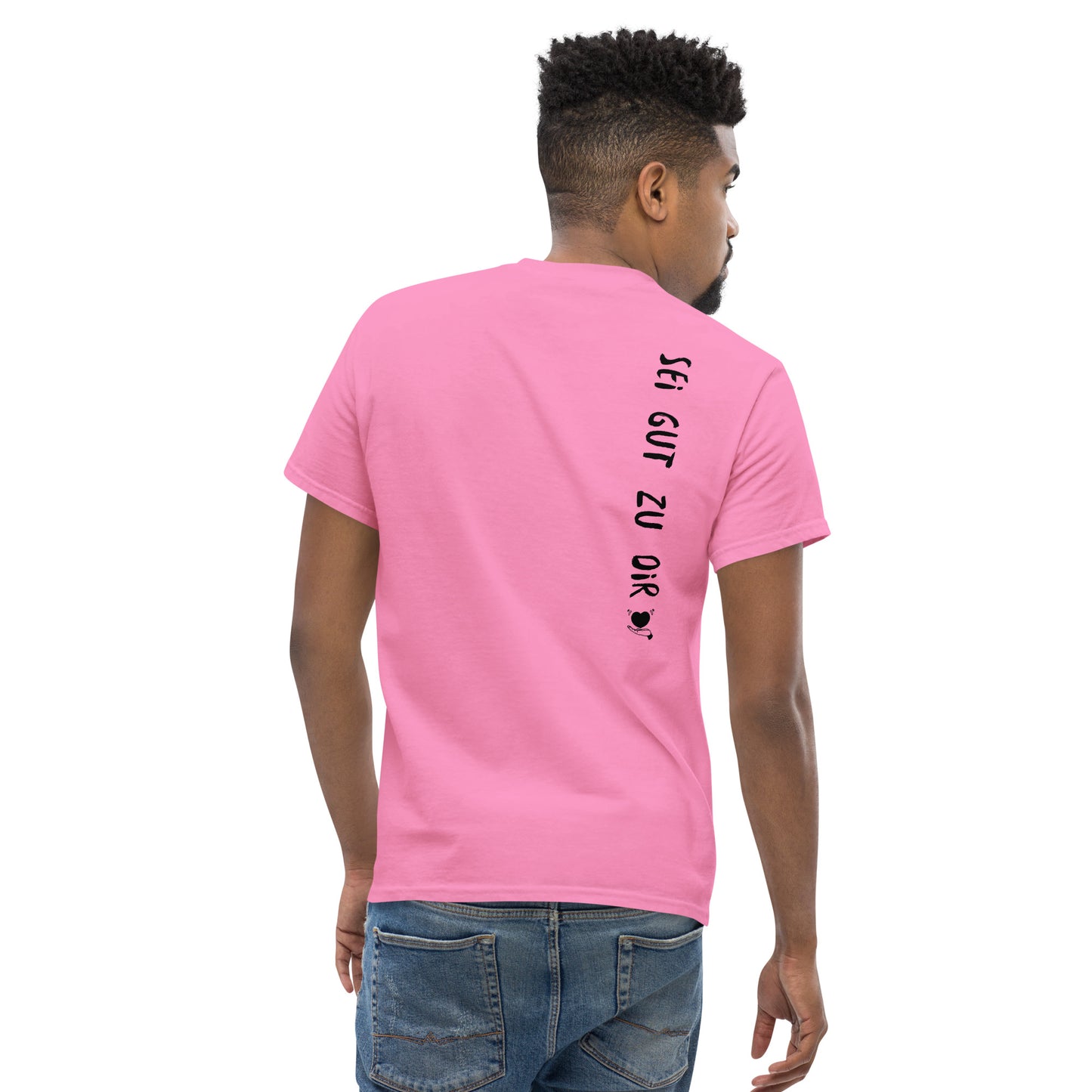 shirt klassisch - sei gut...(schwarze edition)