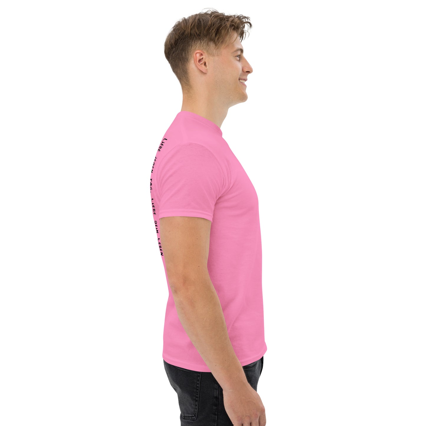 shirt klassisch - liebe jeden...(schwarze edition)