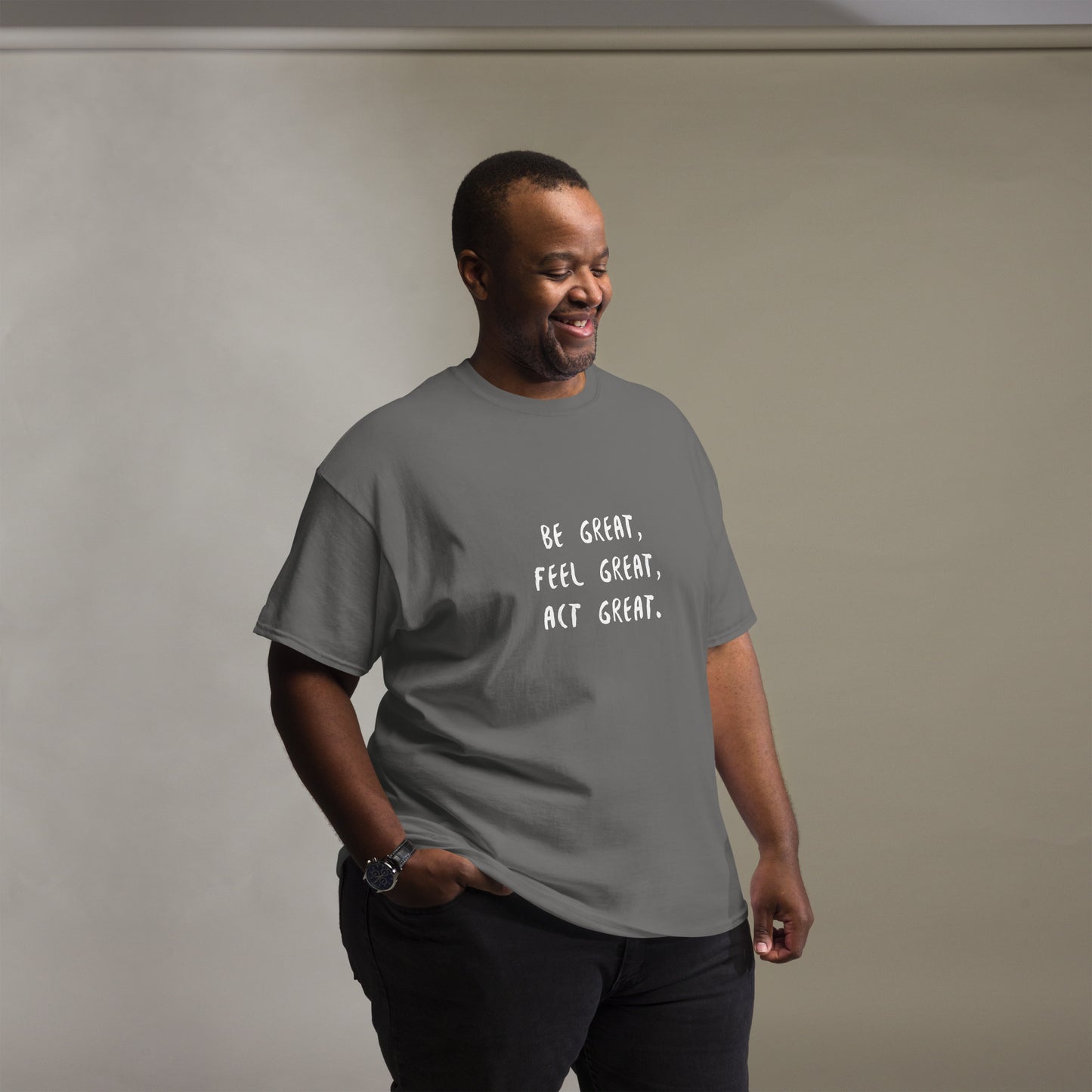 shirt klassisch - be great...