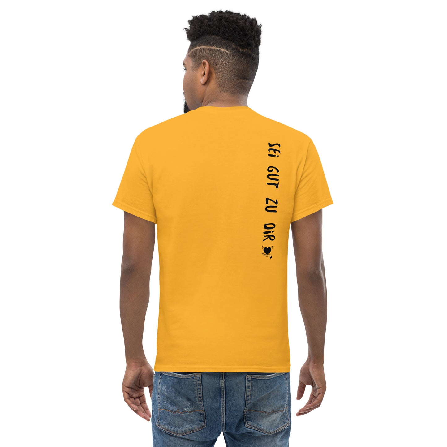 shirt klassisch - sei gut...(schwarze edition)