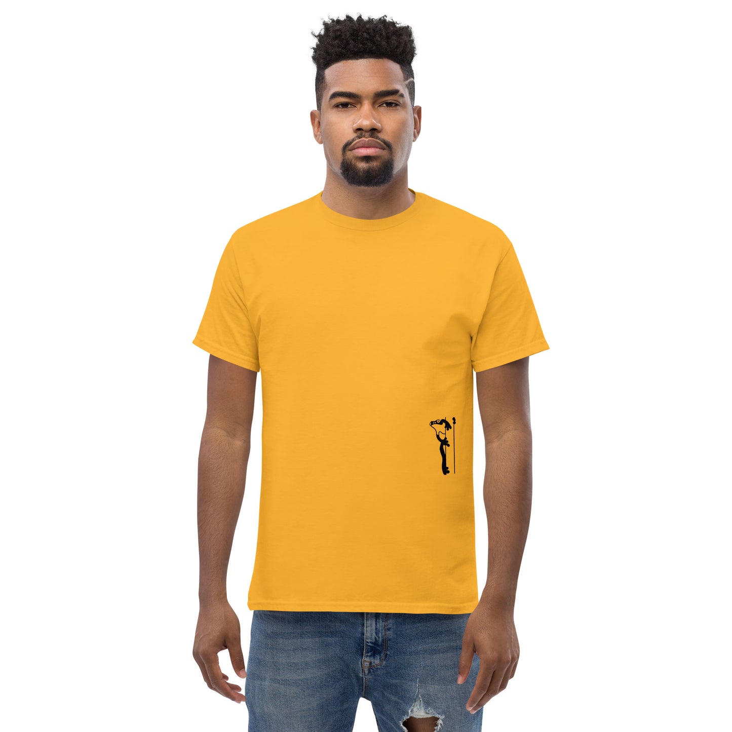 shirt klassisch - sei gut...(schwarze edition)