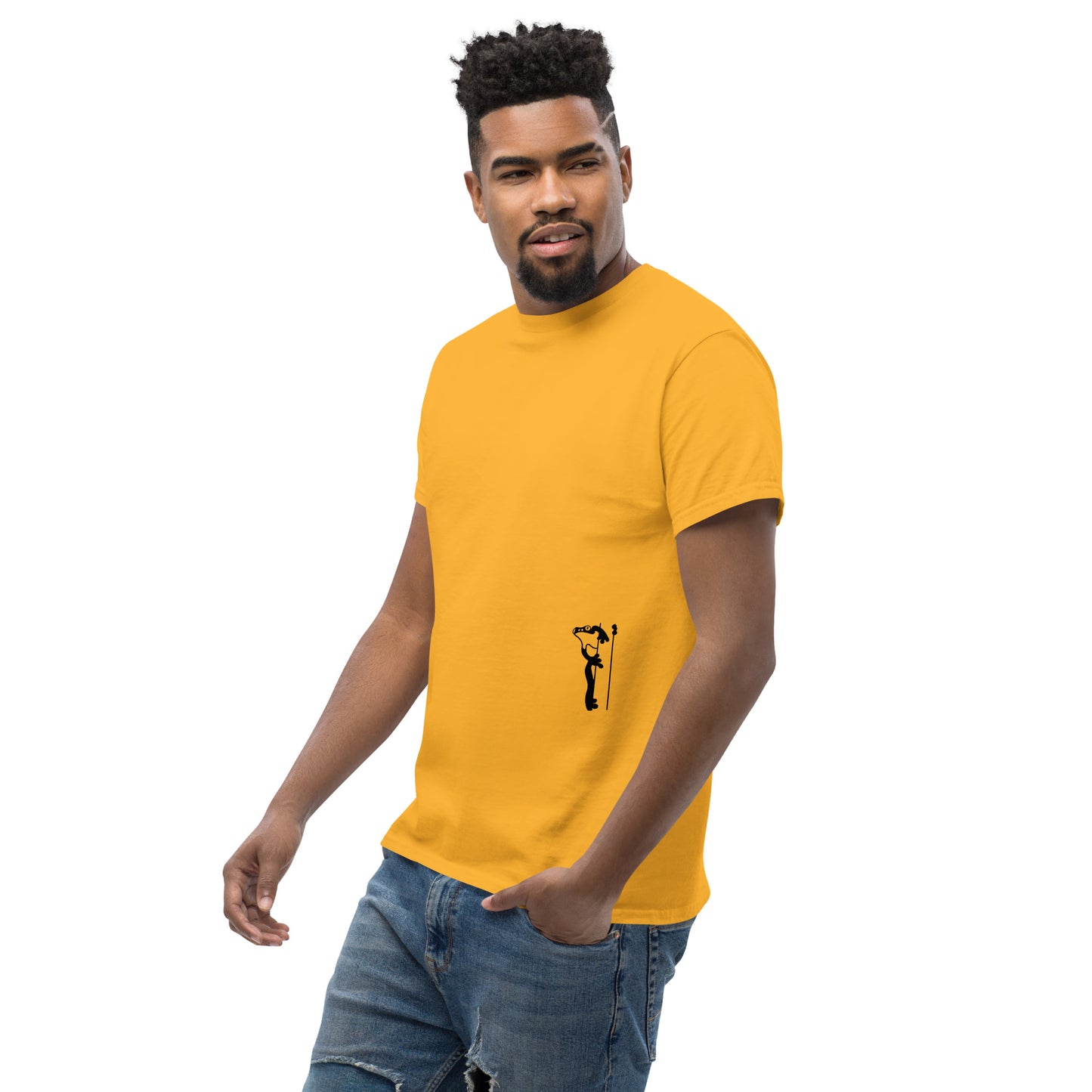 shirt klassisch - sei gut...(schwarze edition)