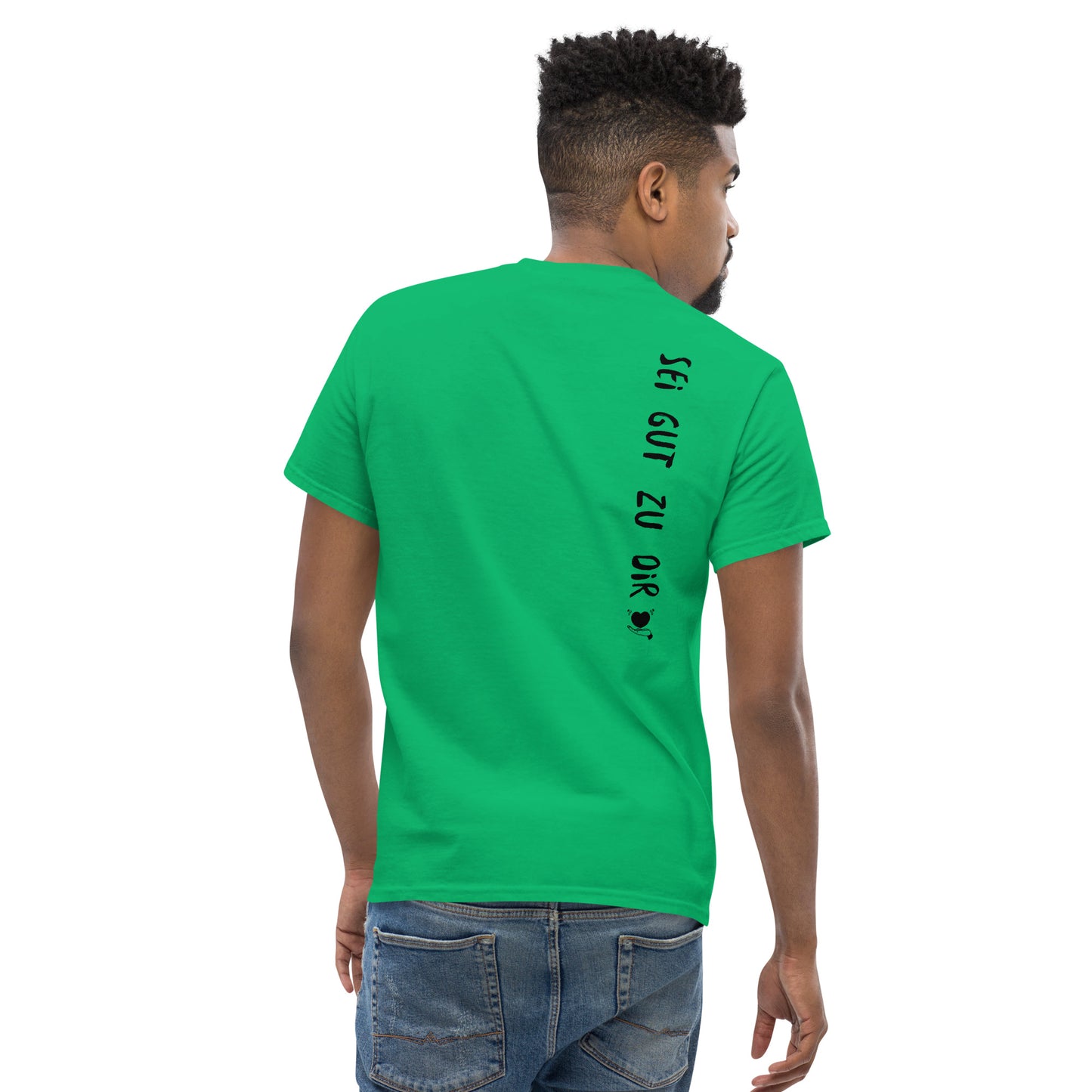 shirt klassisch - sei gut...(schwarze edition)
