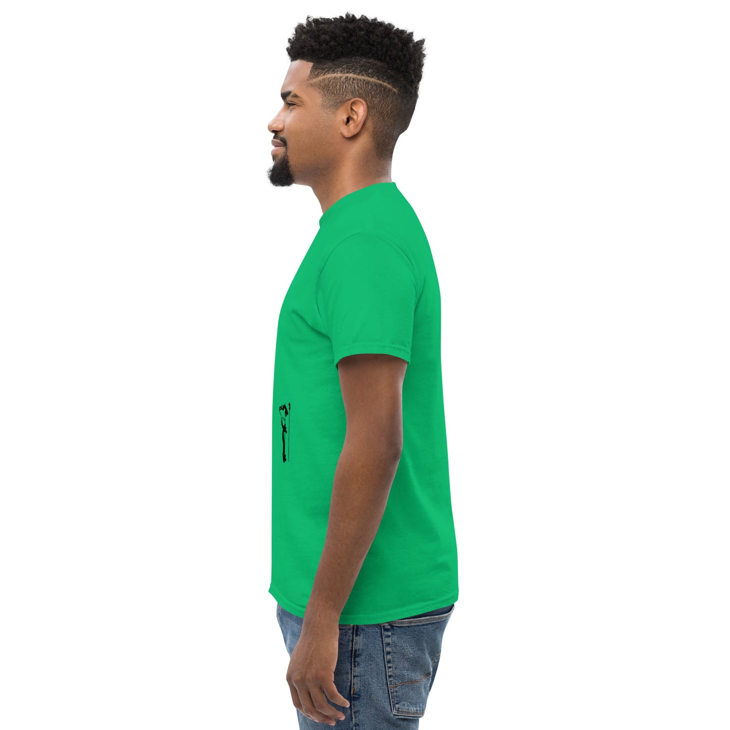shirt klassisch - sei gut...(schwarze edition)