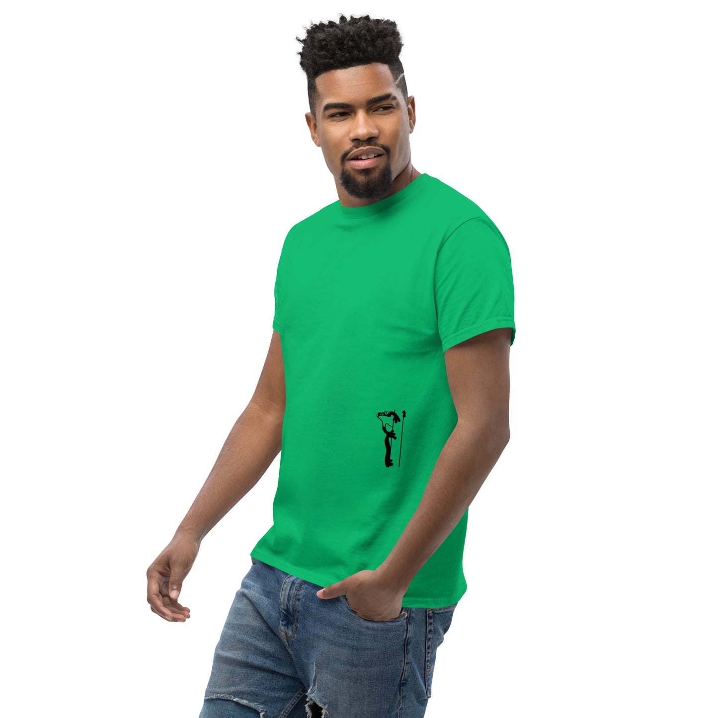 shirt klassisch - sei gut...(schwarze edition)
