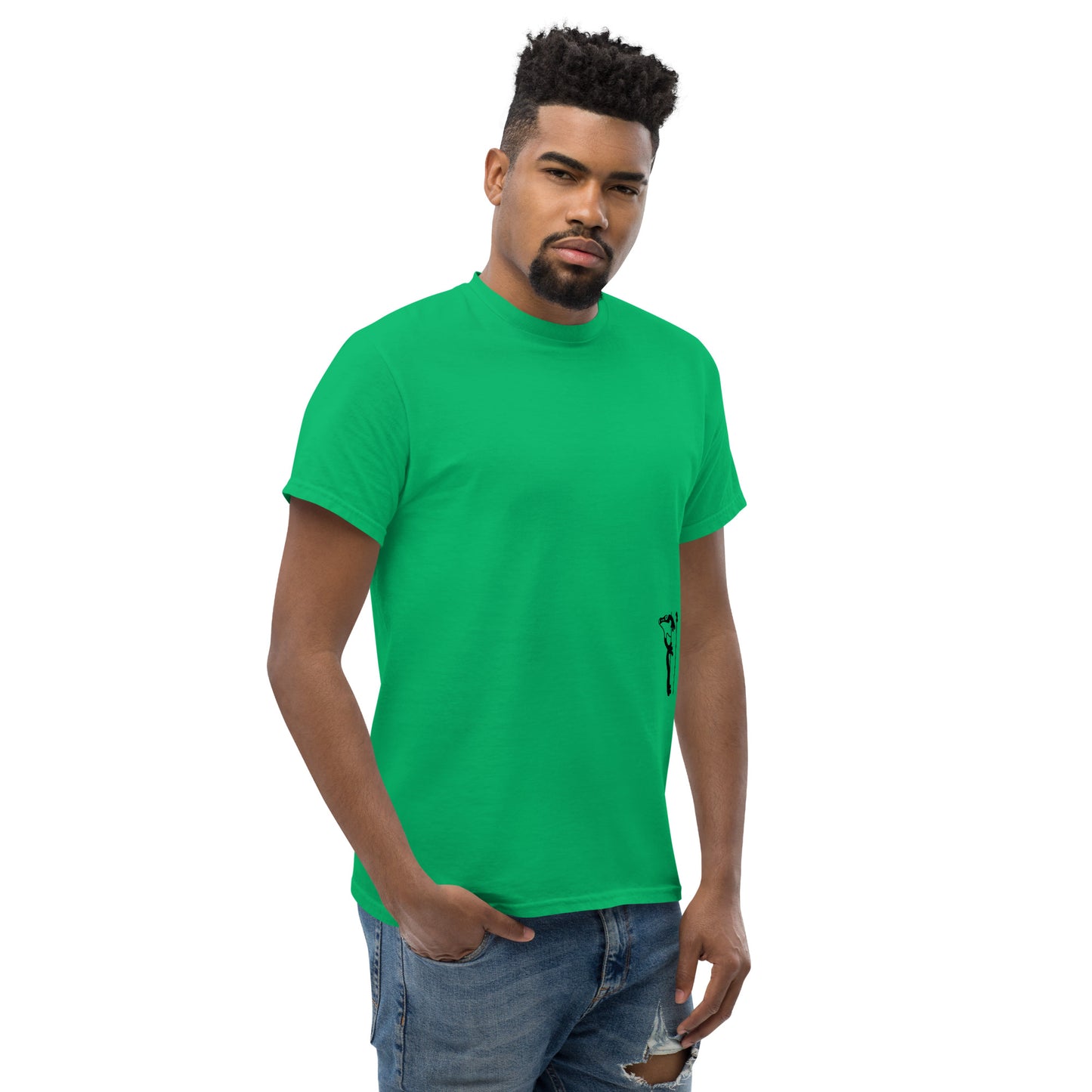 shirt klassisch - sei gut...(schwarze edition)