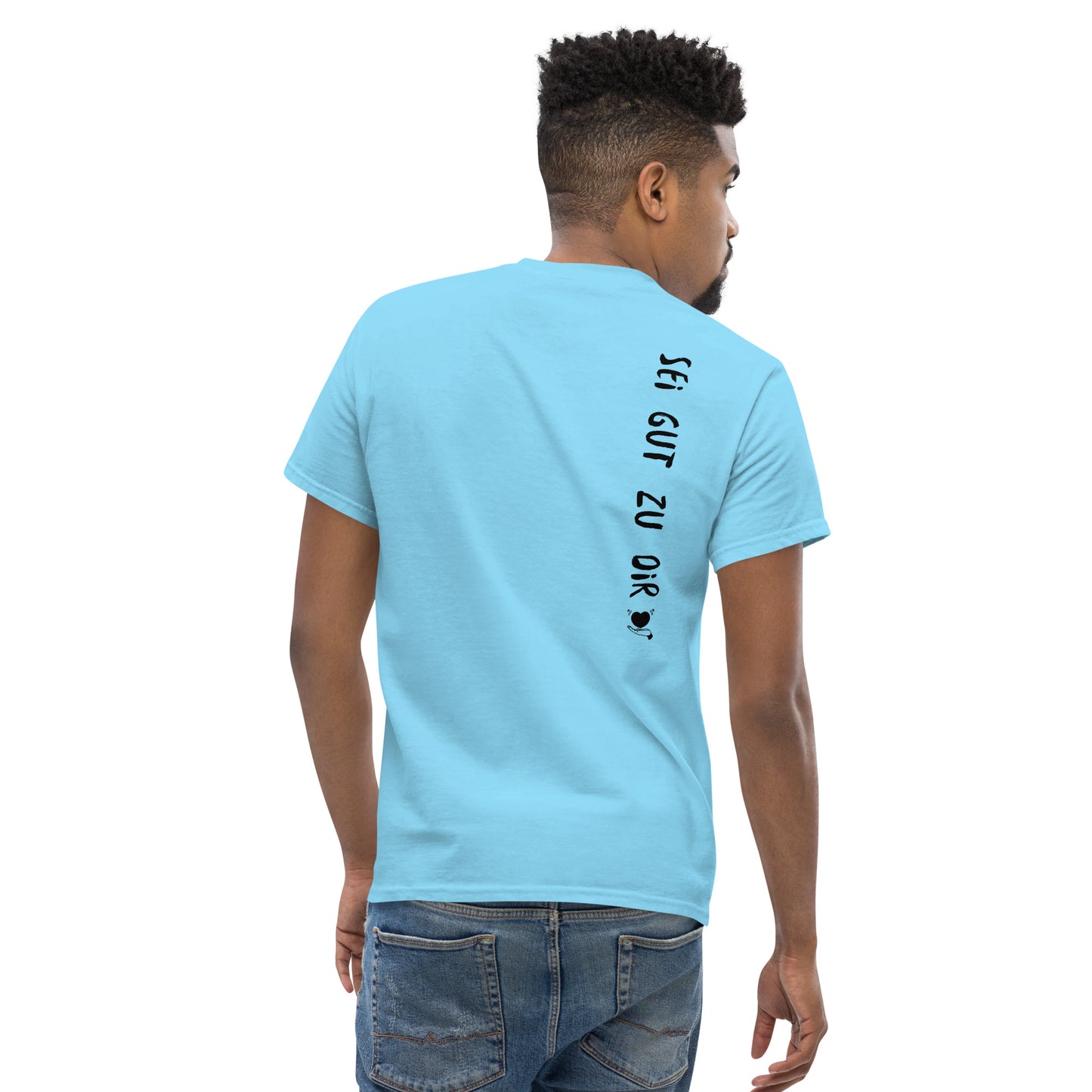 shirt klassisch - sei gut...(schwarze edition)