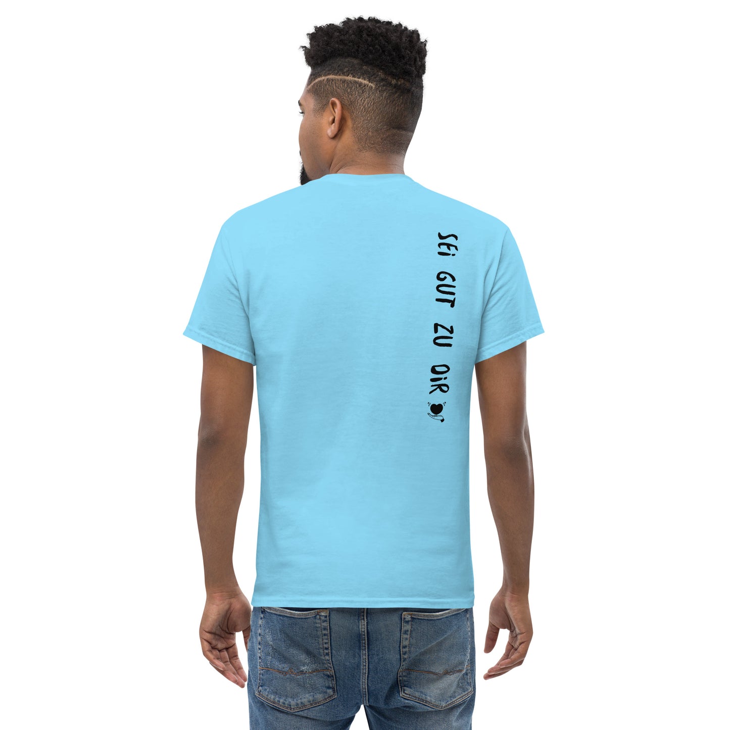 shirt klassisch - sei gut...(schwarze edition)