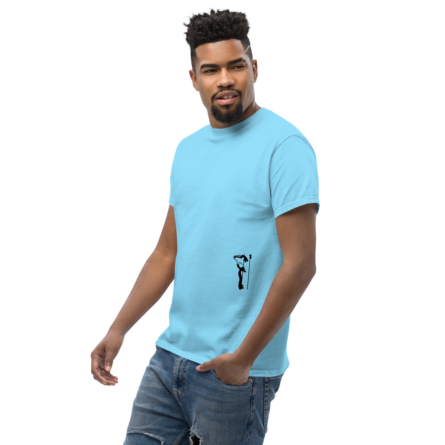 shirt klassisch - sei gut...(schwarze edition)