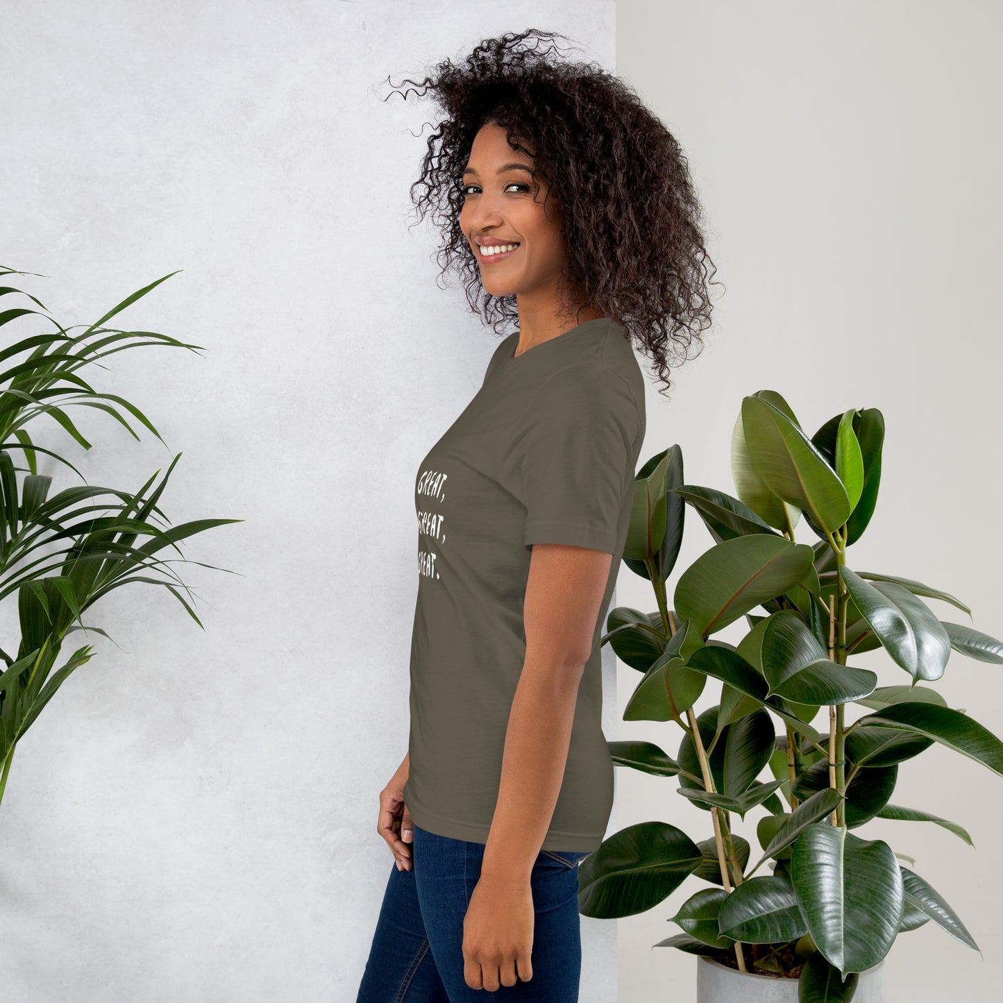 shirt klassisch - be great...