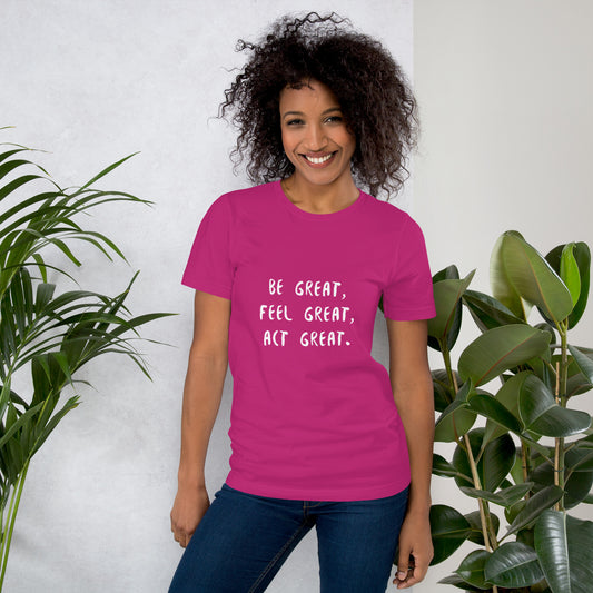 shirt klassisch - be great...