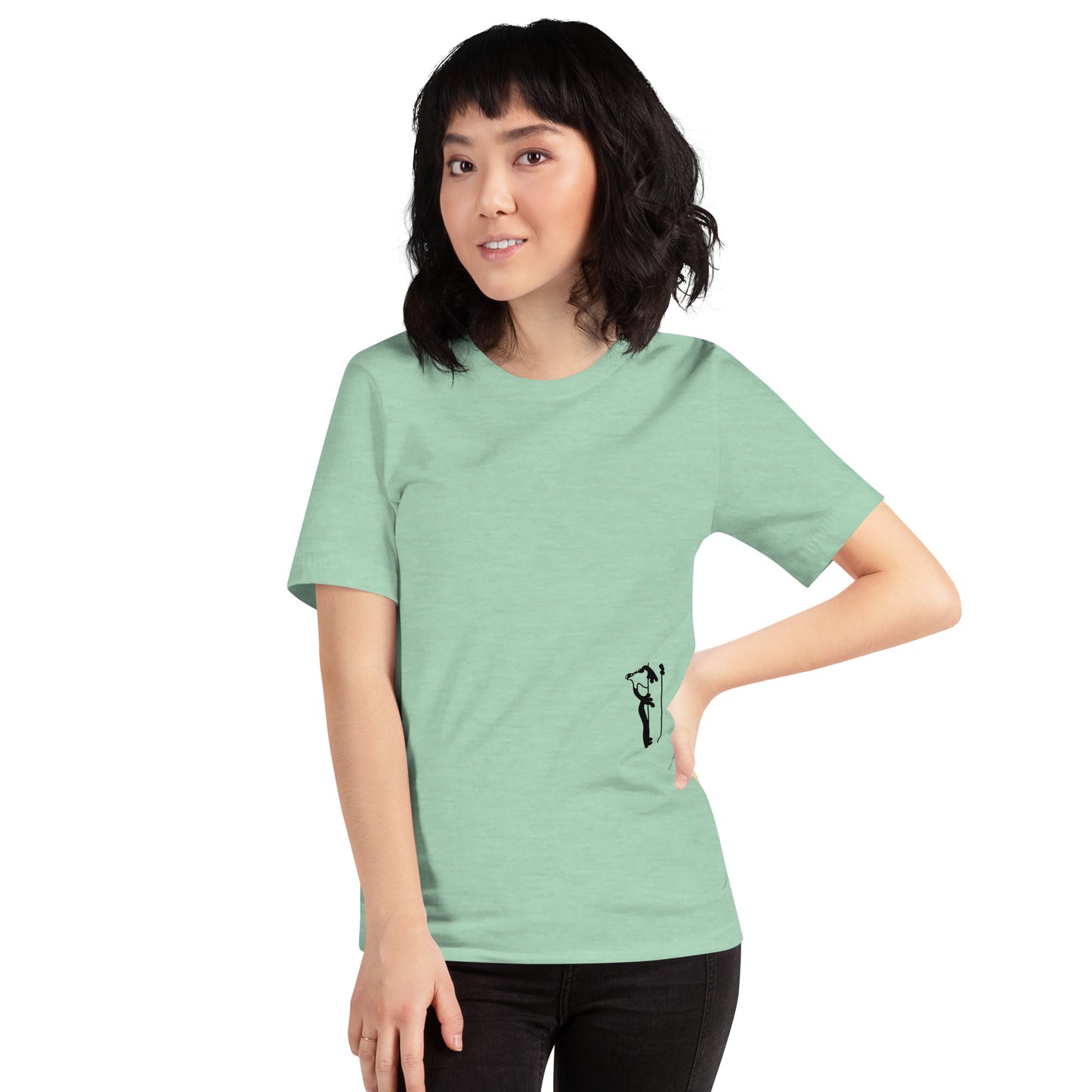 shirt klassisch - sei gut...(schwarze edition)