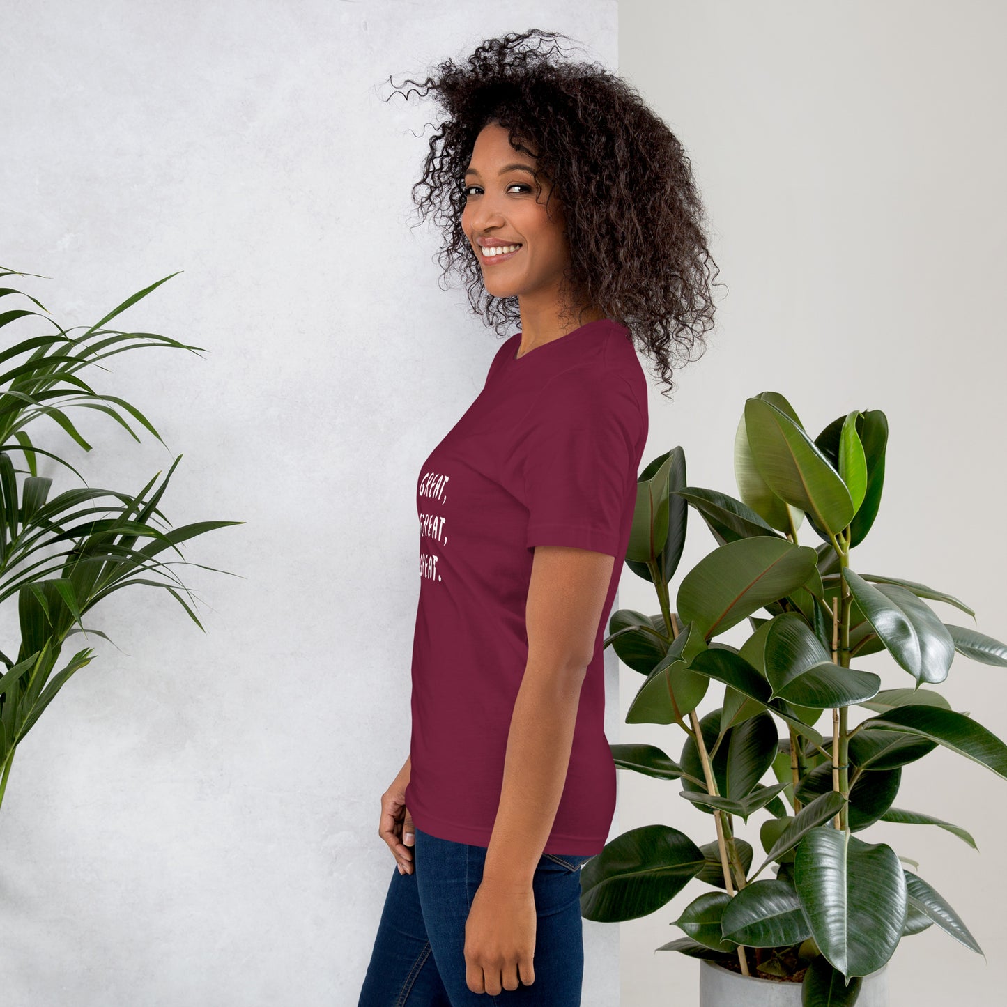 shirt klassisch - be great...