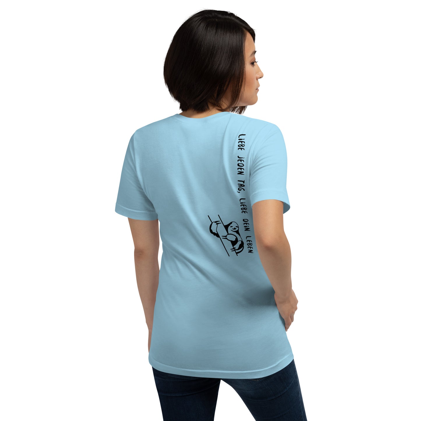 shirt klassisch - liebe jeden...(schwarze edition)