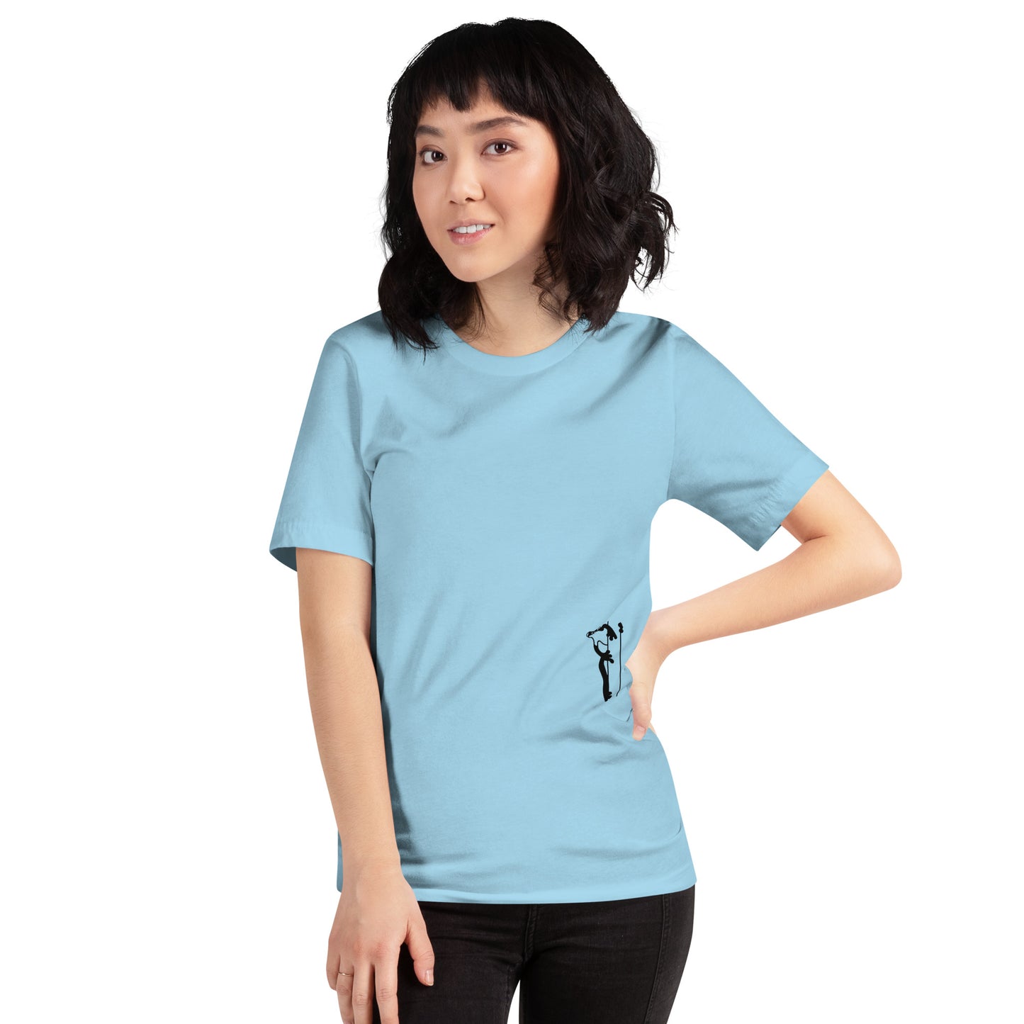 shirt klassisch - sei gut...(schwarze edition)